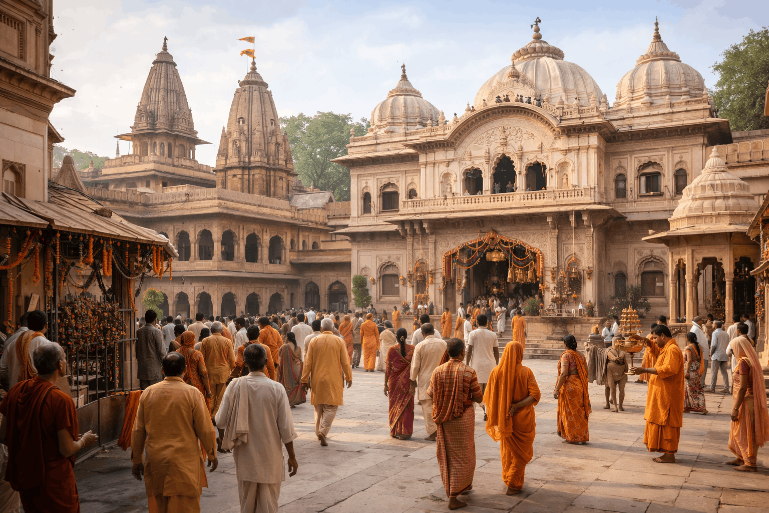 Patna to Vrindavan pilgrimage taxi for Krishna temples